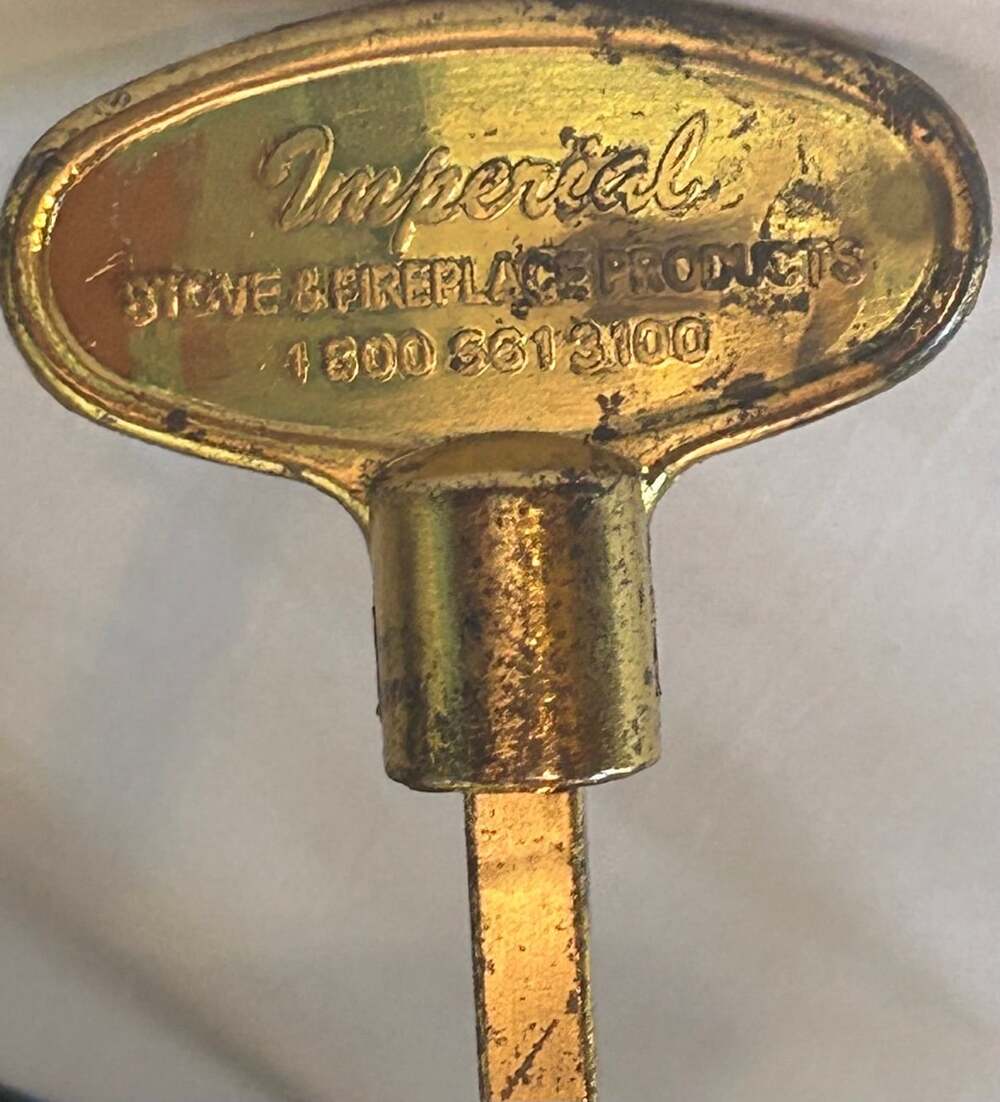 Imperial Stove & Fireplace Valve Key 7.5”